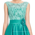 Grace Karin V-Back Noche Formatura Lace Green Formal Short Prom Dress Abito Da Sera Formale Vestidos CL6116-1#